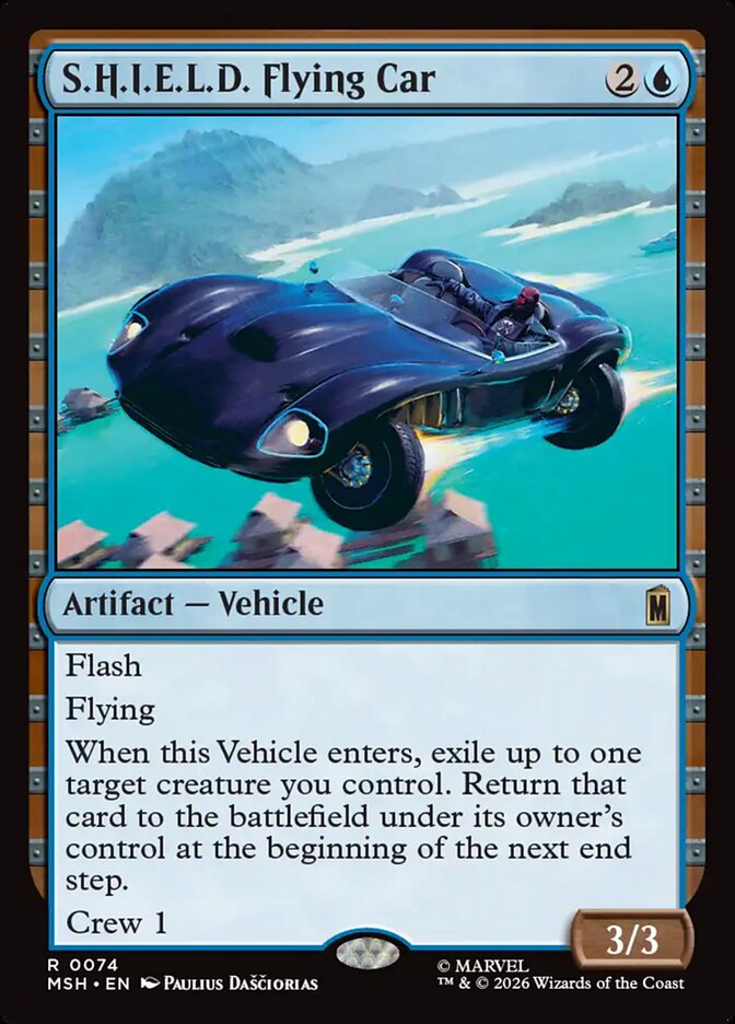S.H.I.E.L.D. Flying Car front
