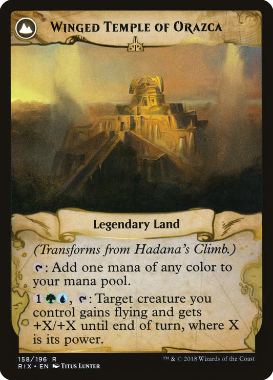 Hadana's Climb // Winged Temple of Orazca back