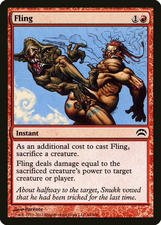 Fling front