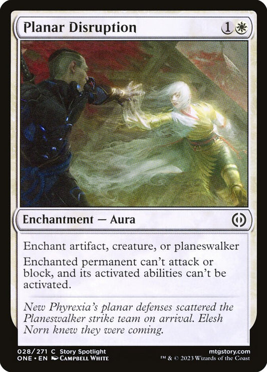 Planar Disruption front