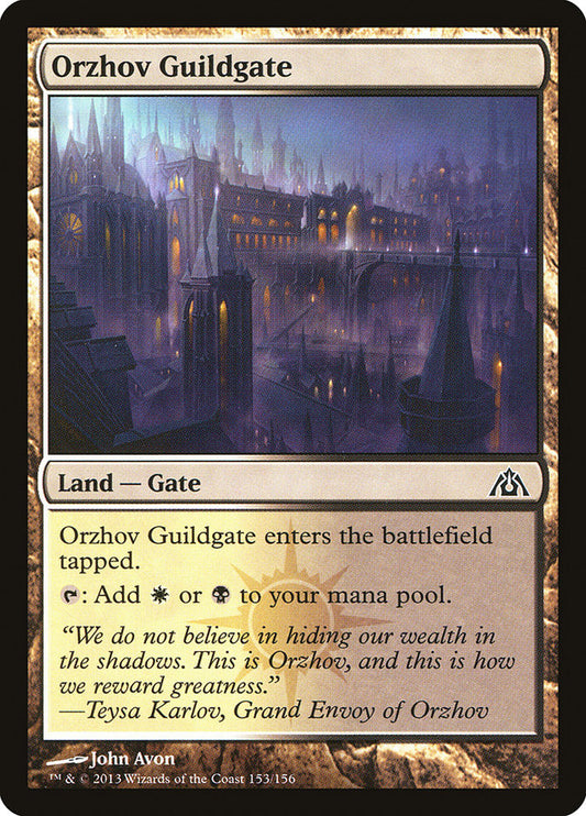 Orzhov Guildgate front