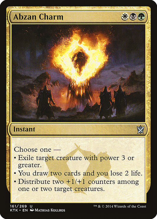Abzan Charm front