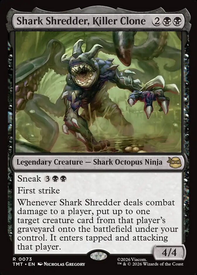 Shark Shredder, Killer Clone front