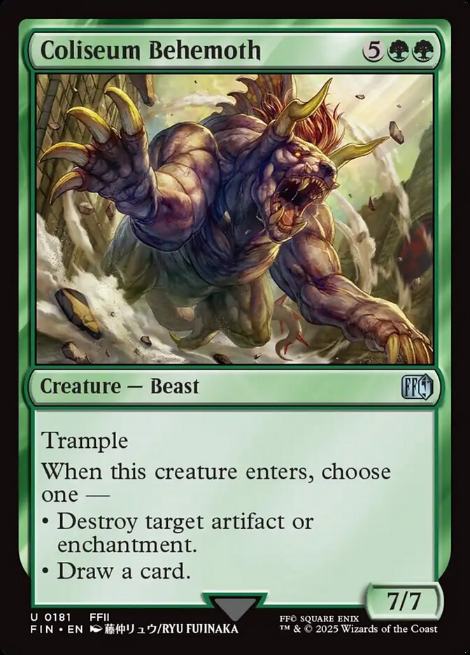 Coliseum Behemoth front