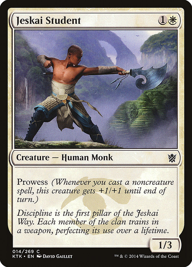 Jeskai Student front