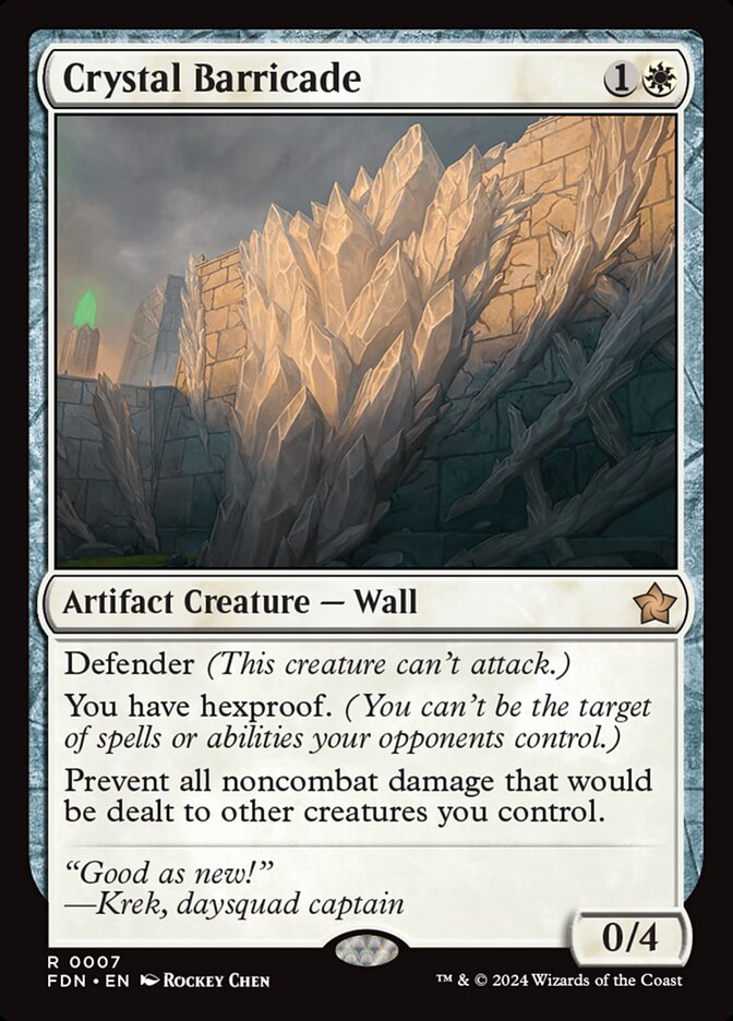 Crystal Barricade front