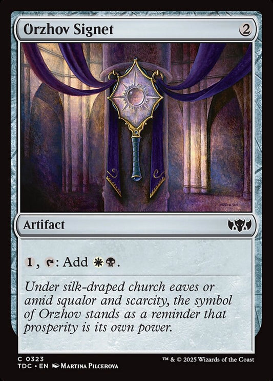 Orzhov Signet front