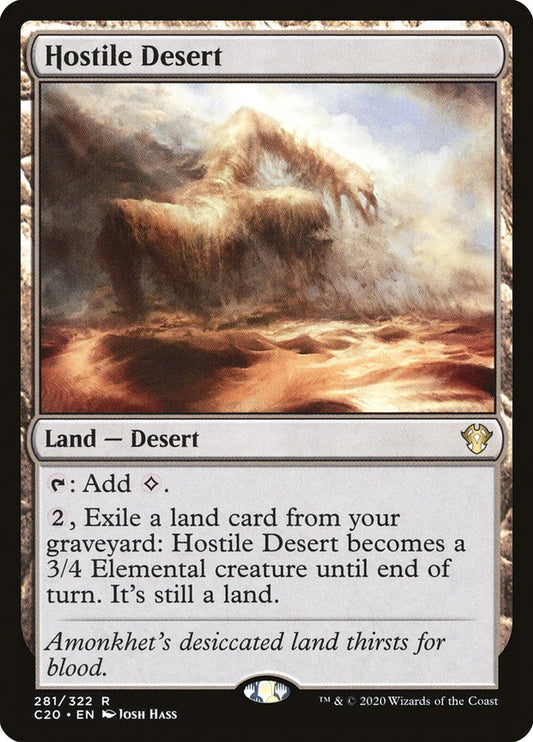 Hostile Desert front