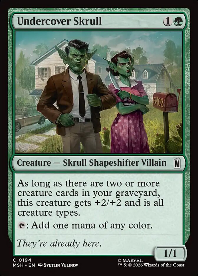 Undercover Skrull front