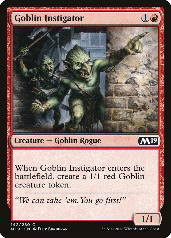 Goblin Instigator front