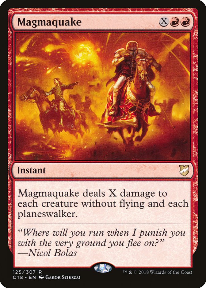 Magmaquake front