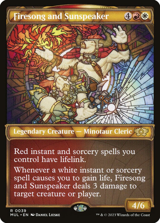 Firesong and Sunspeaker front