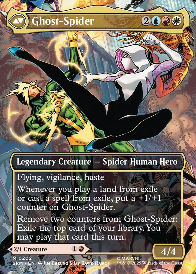 Gwen Stacy // Ghost-Spider back