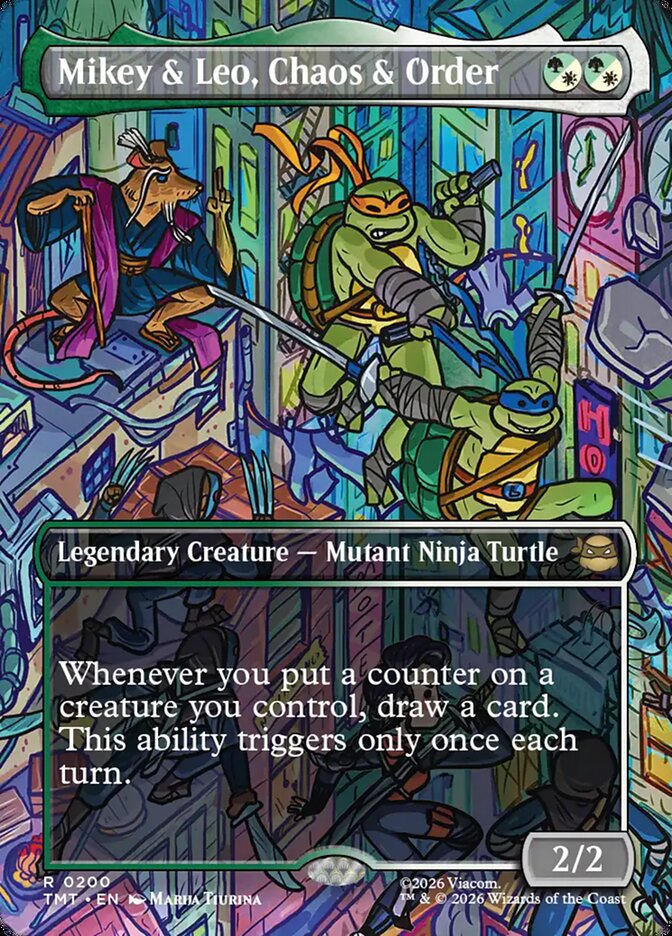 Mikey & Leo, Chaos & Order front