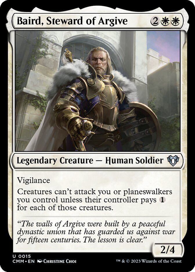 Baird, Steward of Argive front