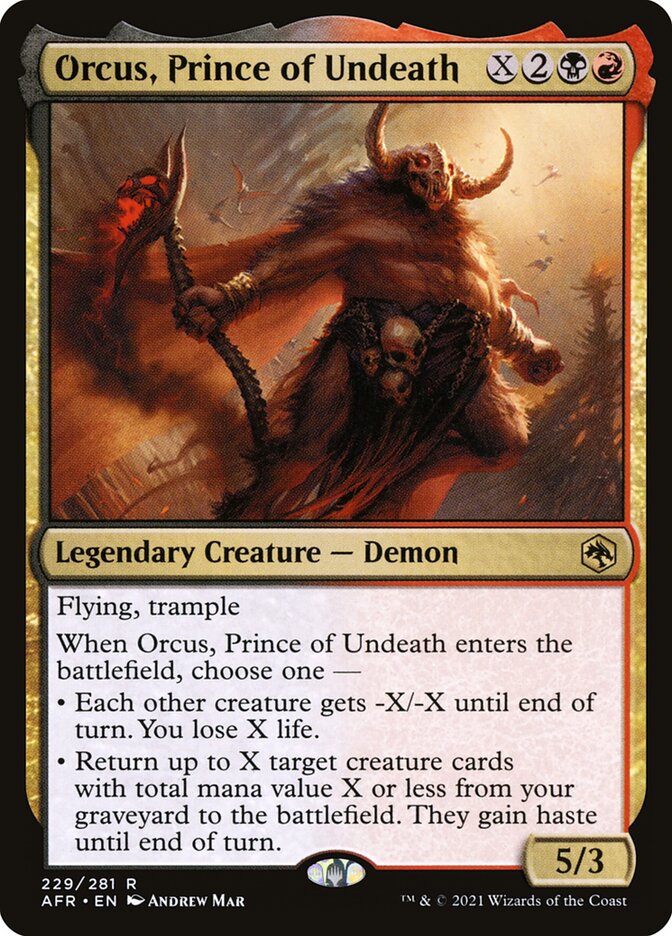 Orcus, Prince of Undeath front
