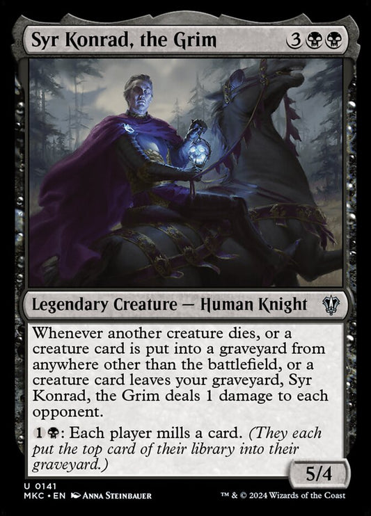 Syr Konrad, the Grim front