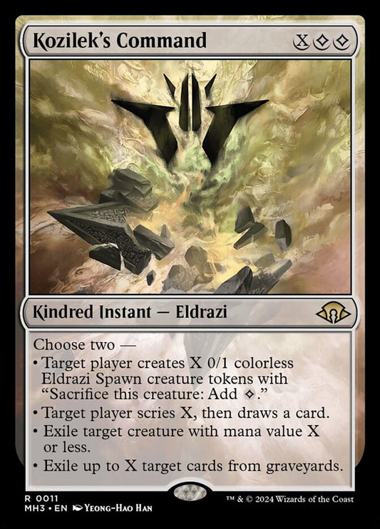 Kozilek's Command front
