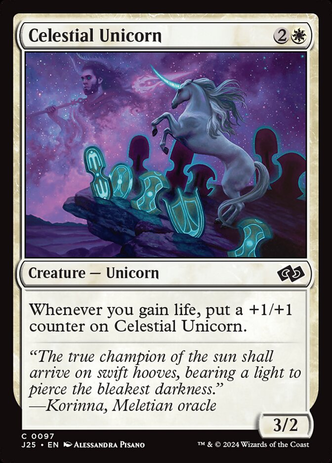 Celestial Unicorn front
