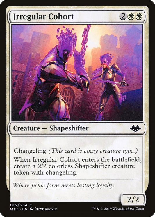 Irregular Cohort front