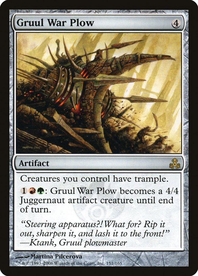 Gruul War Plow front