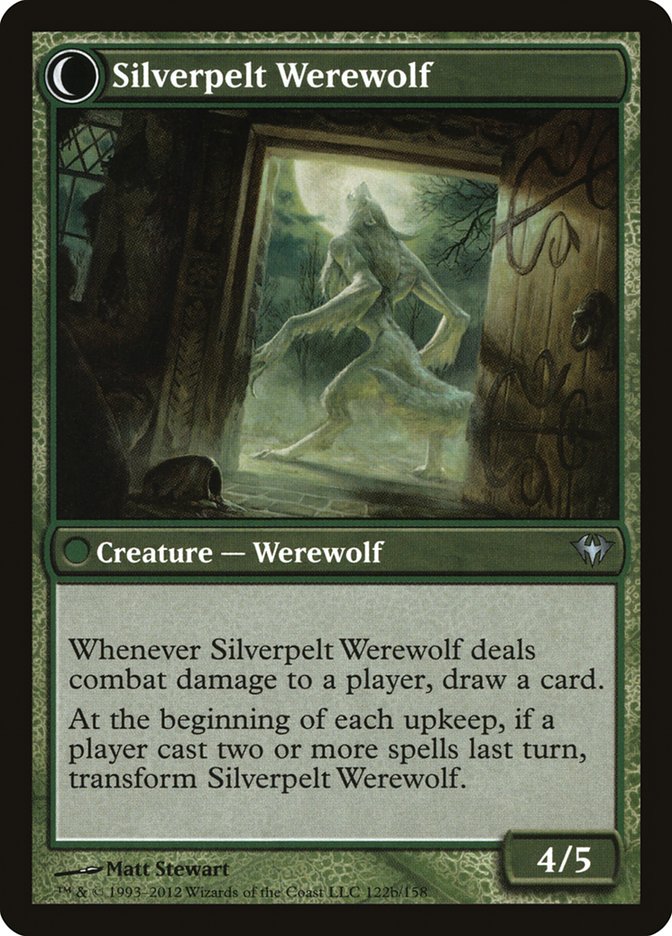 Lambholt Elder // Silverpelt Werewolf back