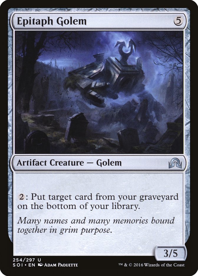 Epitaph Golem front