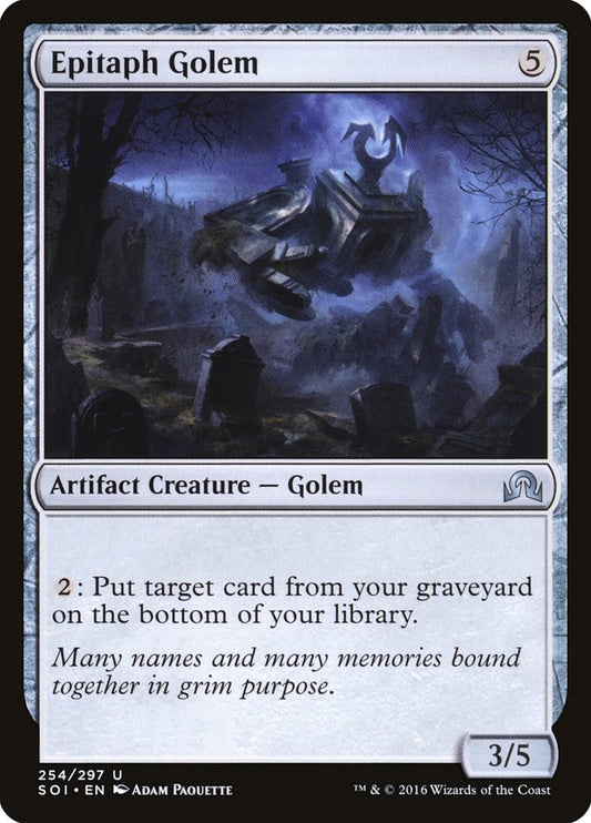 Epitaph Golem front