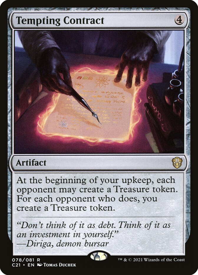 Tempting Contract front