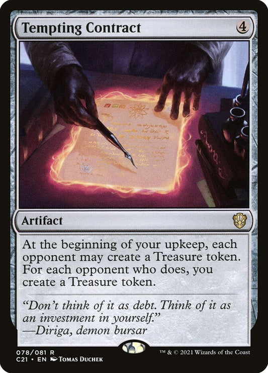 Tempting Contract front