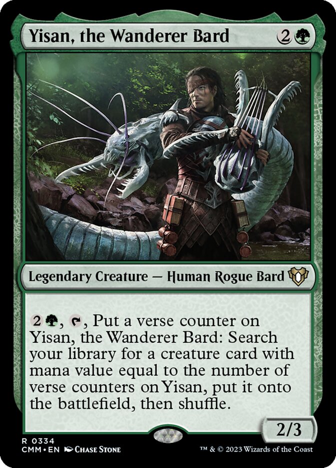 Yisan, the Wanderer Bard front