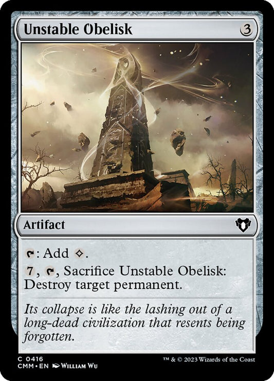 Unstable Obelisk front