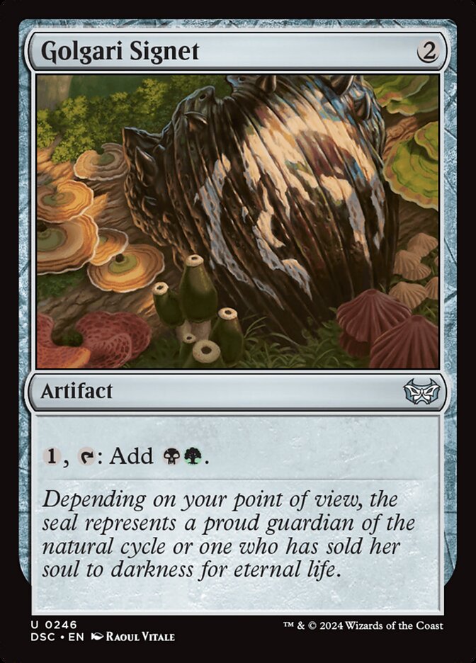 Golgari Signet front