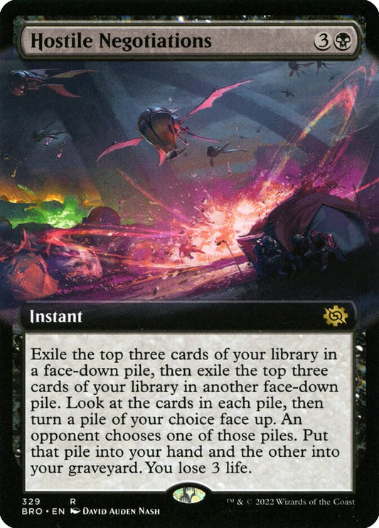 Hostile Negotiations front