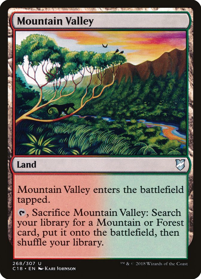 Mountain Valley front
