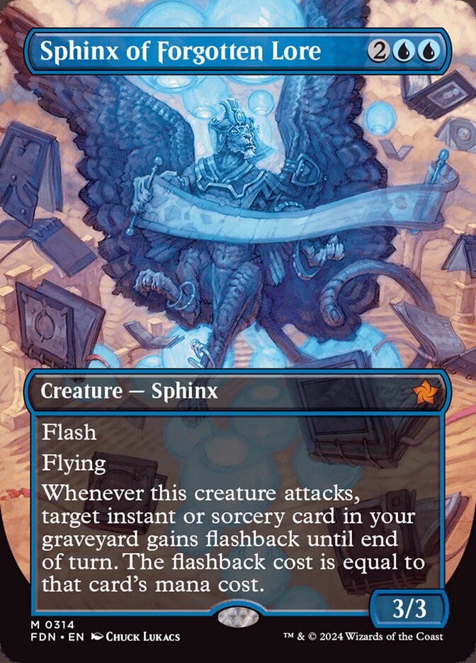 Sphinx of Forgotten Lore front