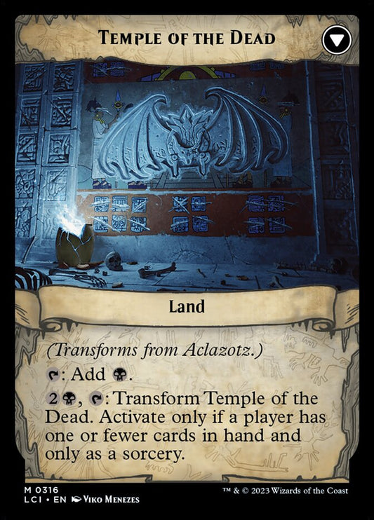 Aclazotz, Deepest Betrayal // Temple of the Dead back