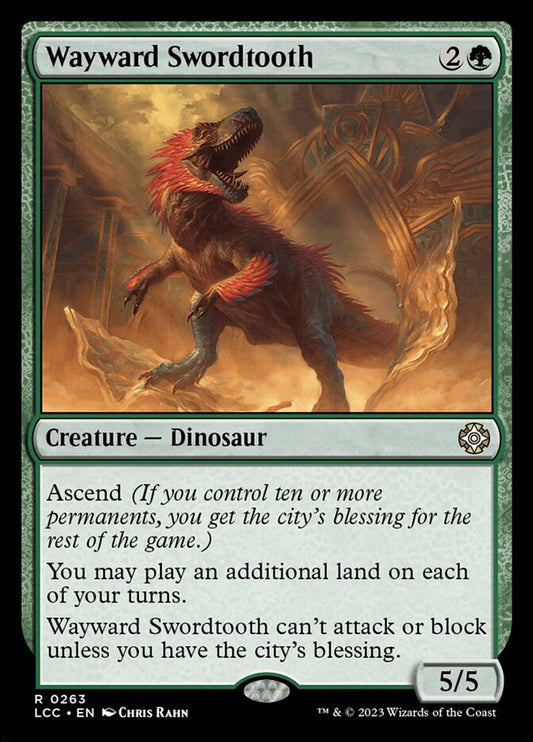 Wayward Swordtooth front