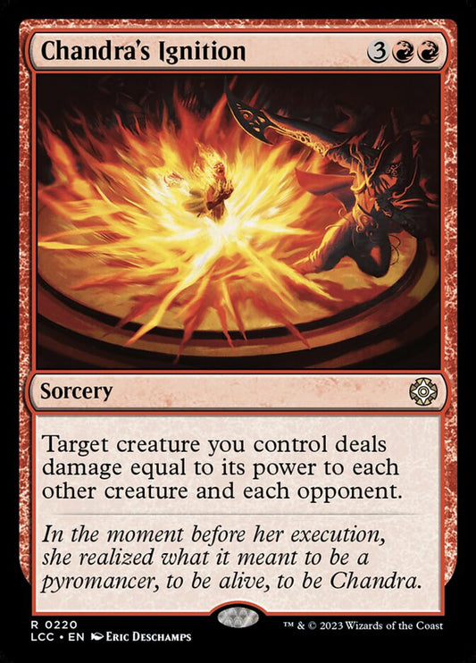 Chandra's Ignition front