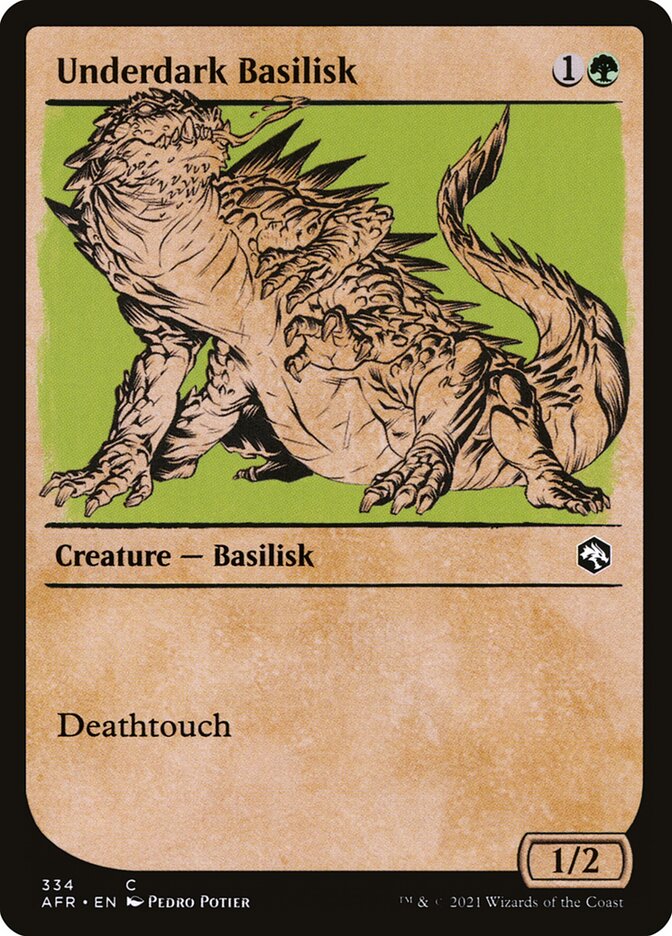 Underdark Basilisk front