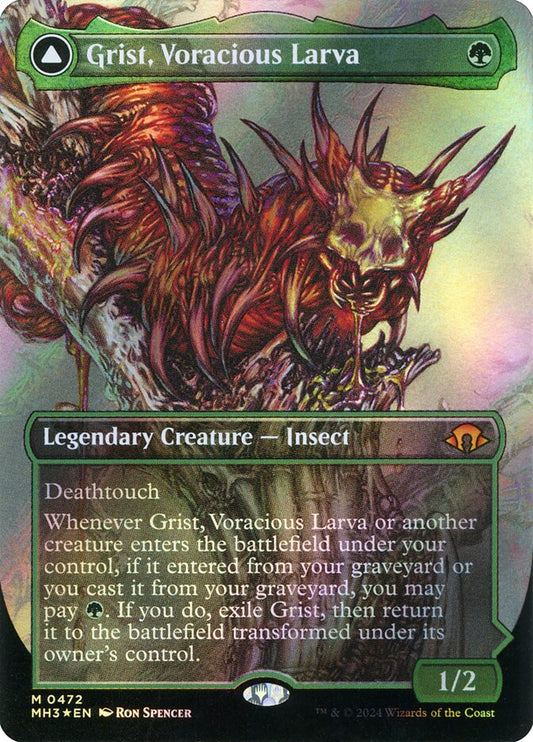 Grist, Voracious Larva // Grist, the Plague Swarm front