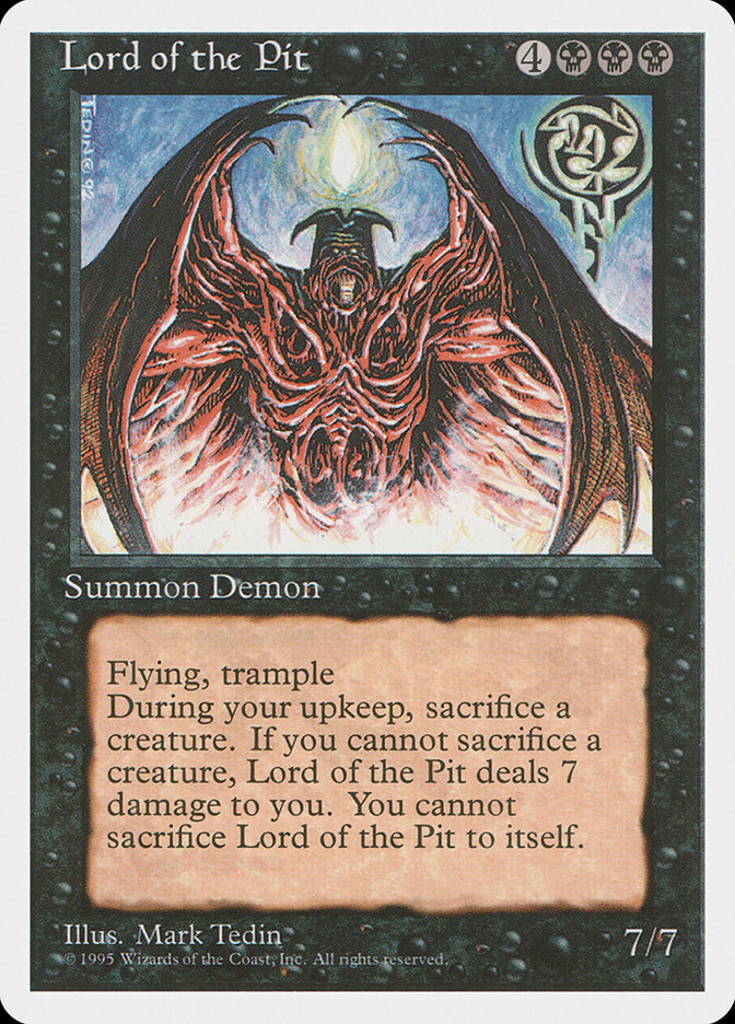 Lord of the Pit front