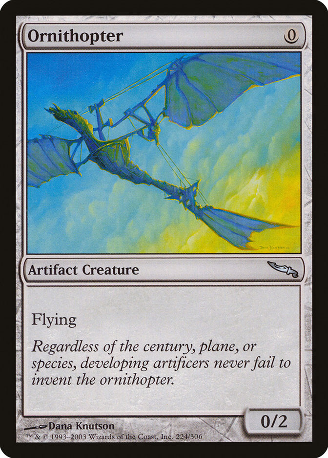 Ornithopter front