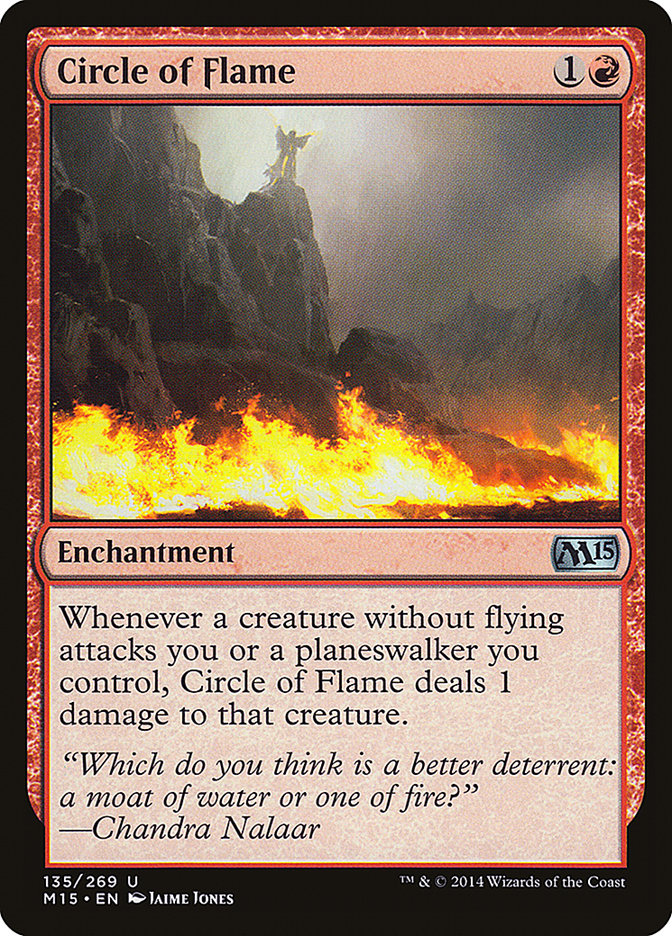 Circle of Flame front