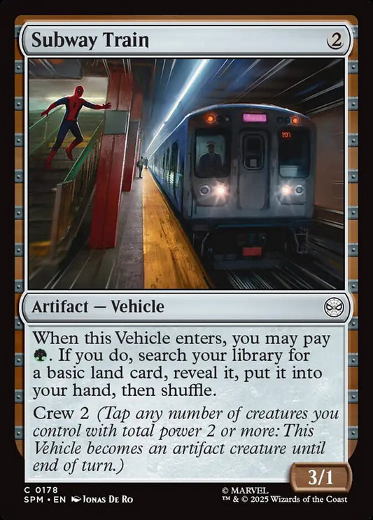 Subway Train front