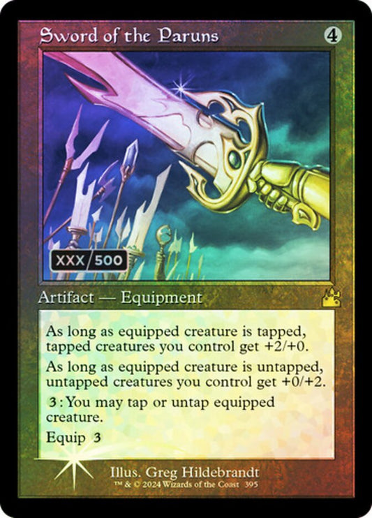 Sword of the Paruns front