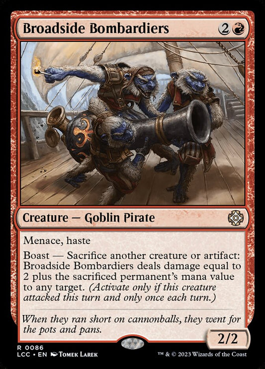 Broadside Bombardiers front