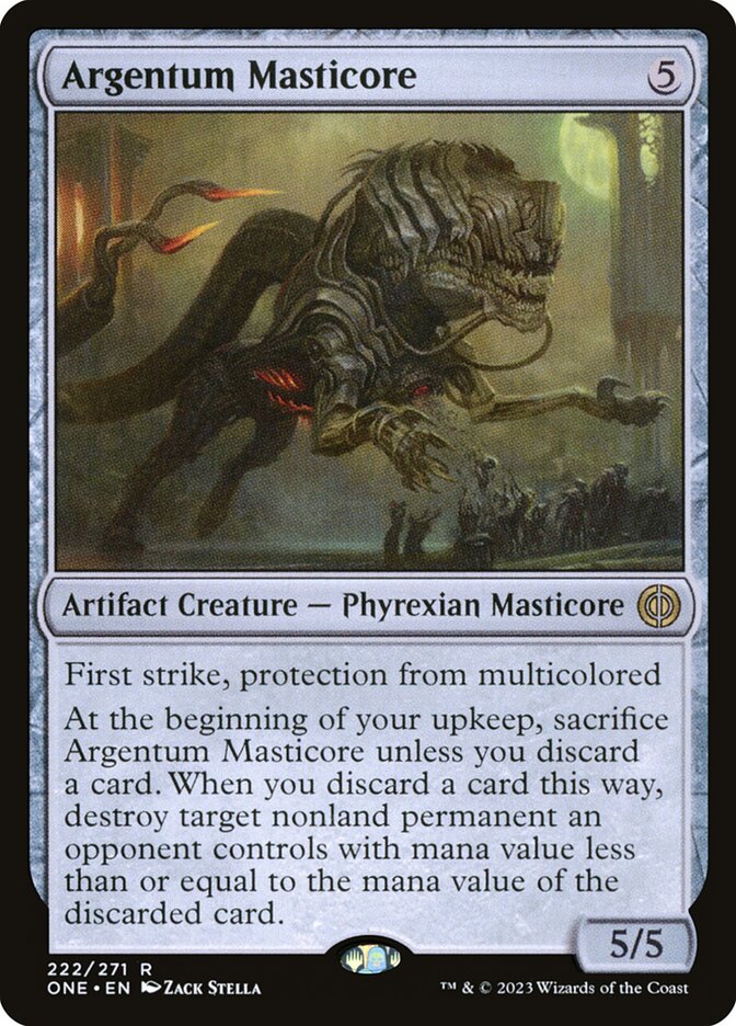Argentum Masticore front