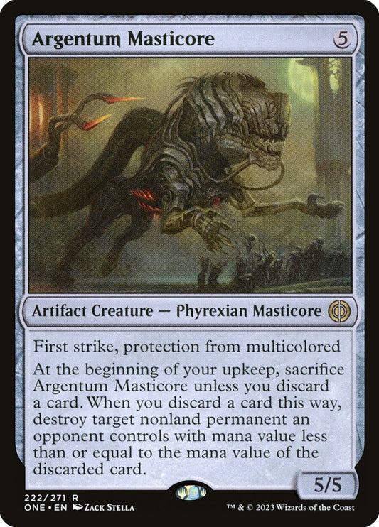 Argentum Masticore front