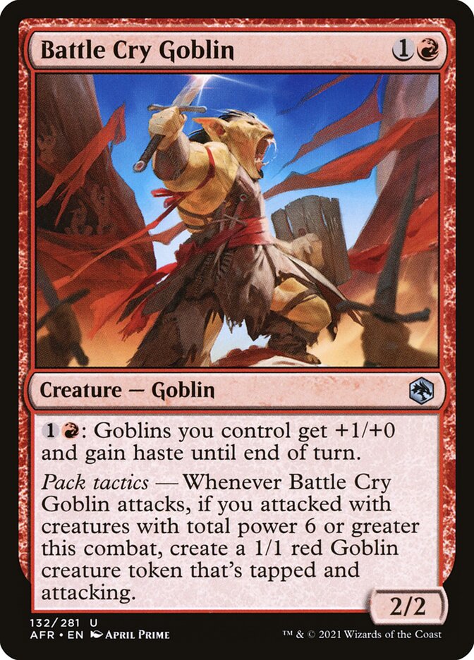 Battle Cry Goblin front